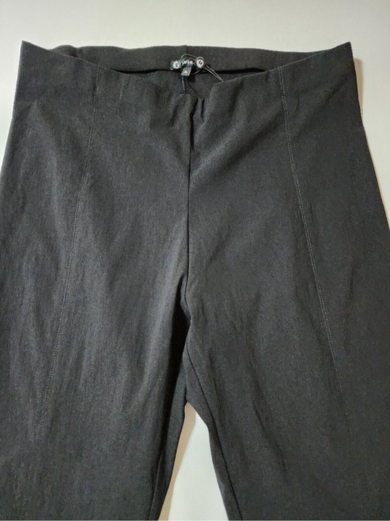 Franne Golde Nwt Black Pull On High Rise All Season Classic Pants — image 5 of 8